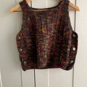 Multicolor Knit Women's Top